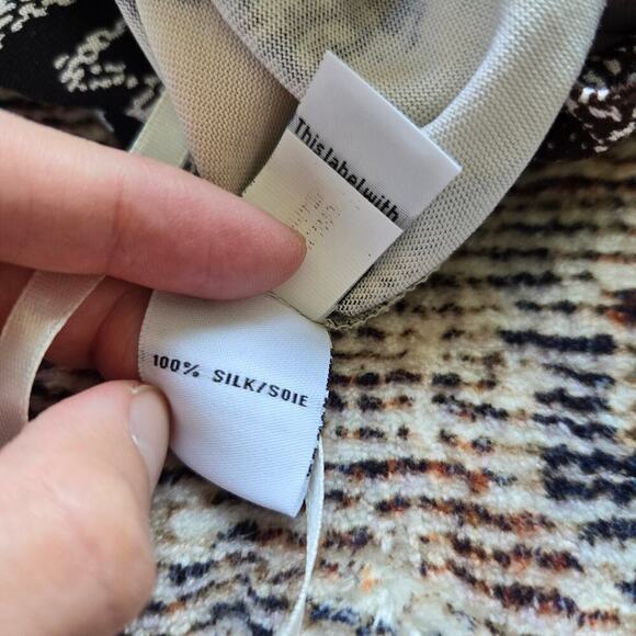 Diane Von Furstenberg Reina Oasis Snake Print Dress - Picture 8 of 12